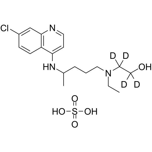 Hydroxychloroquine-d4 sulfate (HCQ-d4 (sulfate)) 1854126-45-6